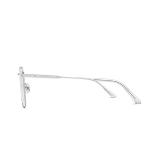 LOHO LH025004 冰晶银色合金板材眼镜框+蓝舒系列 1.60折射率 防蓝光镜片