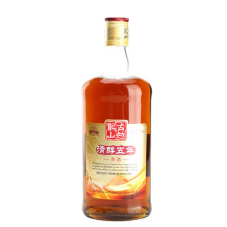 古越龙山 清醇五年 半甜型 黄酒 500ml*6瓶