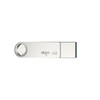 aigo 爱国者 U322 USB 3.2 U盘 银色 128GB USB-A/Type-C双口