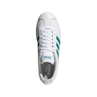 adidas NEO Vl Court 2.0 男子休闲运动鞋 EE6814 白色/绿色 42