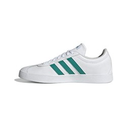 adidas NEO Vl Court 2.0 男子休闲运动鞋 EE6814 白色/绿色 40