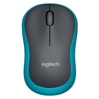 logitech 罗技 M186 2.4G无线鼠标 蓝色