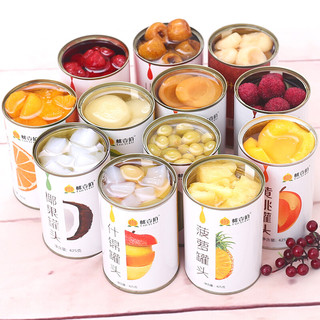 桃壹佰 水果罐头组合装 3口味 425g*6罐（黄桃2罐+什锦2罐+梨2罐）