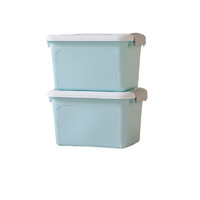 Citylong 禧天龙 收纳箱 无轮款 31L*2个 樱草蓝