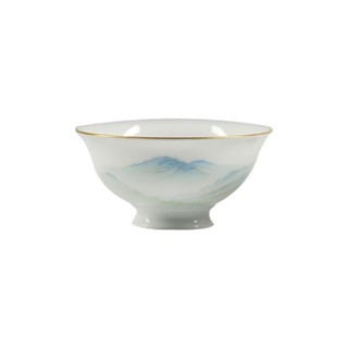 故宫博物院 千里江山 手绘茶杯