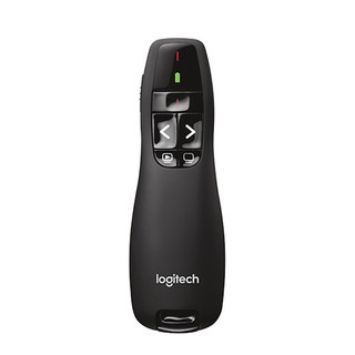 logitech 罗技 R400 激光翻页笔 红光 黑色