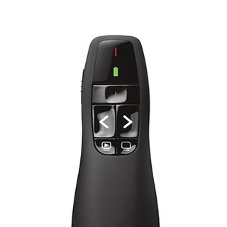 logitech 罗技 R400 激光翻页笔 红光 黑色