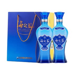 YANGHE 洋河 海之蓝 42度 浓香型白酒 520ml*2瓶