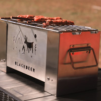 BLACKDEER 黑鹿 火种柴火炉取暖便携折叠多功能露营野餐烧烤炉子
