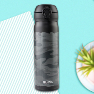 THERMOS 膳魔师 JNL-500-CFBK 保温杯 500ml 迷彩黑磨砂