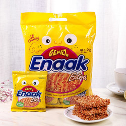 印尼进口（GEMEZ Enaak）小鸡干脆面 方便面 烧烤味 干吃面 240g（30g*8袋）