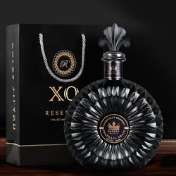 XO 法国进口 XO白兰地威士忌组合装原酒进口700ml礼盒洋酒 黑骑士+礼袋