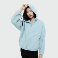 Gap 盖璞 655693 女士仿羊羔绒卫衣