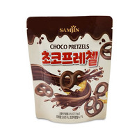 SAMJIN 三进 韩国进口三进SAMJIN饼干圈巧克力味休闲零食45g