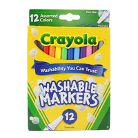 Crayola 绘儿乐 58-8826 细头水彩笔 12色