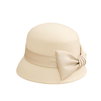 MISMEMO 女士渔夫帽 T963 暖白 54-58cm