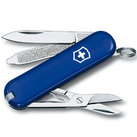 VICTORINOX 维氏 瑞士军刀 典范58mm(7种功能) 多功能刀水果折叠刀指甲锉小剪刀 蓝色0.6223.2