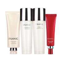 FRANIC 法兰琳卡 护肤套装 (雪颜洁面泡100ml+清透爽肤水110ml+盈润乳110ml+灵芝焕彩眼霜20ml)