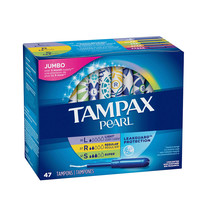 88VIP：TAMPAX 丹碧丝 珍珠系列塑胶导管式卫生棉条 47支