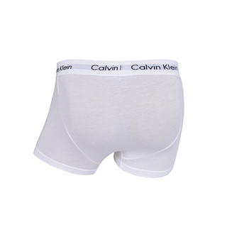 卡尔文·克莱 Calvin Klein 男士平角内裤套装 U2664G-100 3条装 白色 M