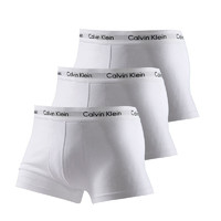 Calvin Klein 男士平角内裤套装 U2664G-100 3条装