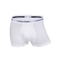 卡尔文·克莱 Calvin Klein 男士平角内裤套装 U2664G-100 3条装 白色 M