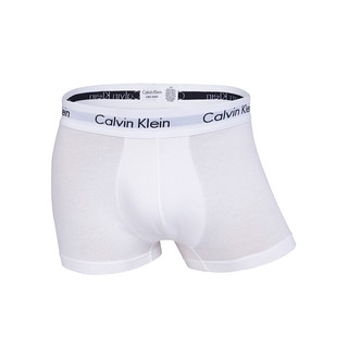 卡尔文·克莱 Calvin Klein 男士平角内裤套装 U2664G-998 3条装(黑色+白色+灰色) S