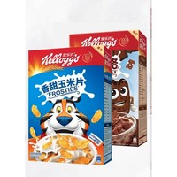 PLUS会员：Kellogg's 家乐氏 香甜玉米片 300g+谷脆格 300g