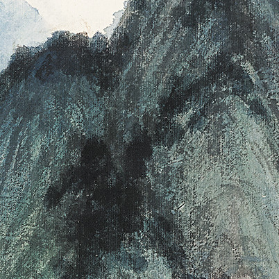 张大千 华阳仙馆 中堂画 70×173cm Buy Chinese Antique Art Painting 张大千仿董源华阳仙馆图Zhang