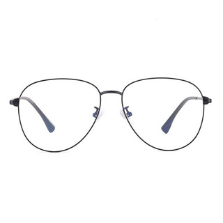 HD 汇鼎 1928 哑光黑色纯钛眼镜框+1.60折射率 防蓝光镜片 变色定制片