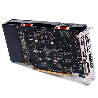 XFX 讯景 RX 550 2G 黑狼版 显卡 2GB 黑色