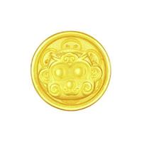 CHOW TAI SENG 周大生 生肖猴足金转运珠 0.6g