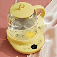 SUPOR 苏泊尔 多功能热水壶 婴儿调奶器养生壶 宝宝冲奶粉恒温电热水壶1.2L黄色 BW05A
