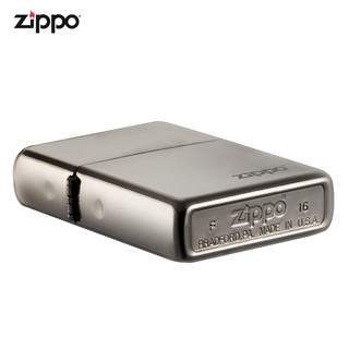 zippo 打火机官方旗舰店打火机zippo正版黑冰商标150ZL礼盒套装