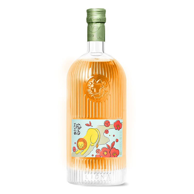 狮子歌歌 芽茶梅酒 500ml