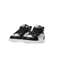 AIR JORDAN JORDAN 1 MID ALT(TD) 儿童休闲运动鞋 AR6352-103 黑白粉 22码