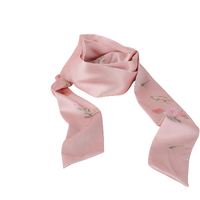 苏州博物馆 X 太湖雪 女士丝绸丝巾 E7A002 掩花颜 150*4.5cm