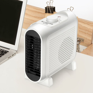 CHIGO/志高 冷热两用电暖器取暖器小型家用办公室节能暖风机速热台桌立卧两用 1800W