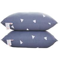 Nan ji ren 南极人 高弹丝绒安睡枕 灰蓝色 高枕款