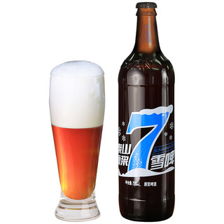 泰山原浆啤酒7天雪啤整箱全麦鲜啤720mL*6瓶山东精酿黄啤过年年货