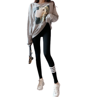 BONAS 宝娜斯 女士高弹打底裤 DS621 黑色