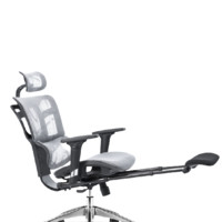 SITZONE DS-001A1-KT 人体工学电脑椅 银色 标准脚踏款