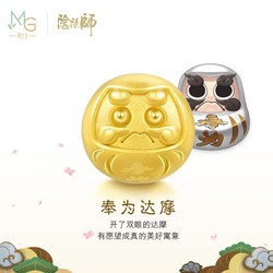 Chow Sang Sang 周生生 黄金足金阴阳师达摩御行/奉为/招福/大吉/胜利Charme转运珠