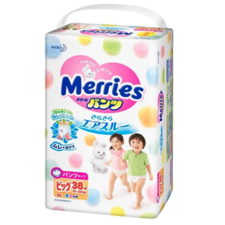 Merries 妙而舒 纸尿裤 XL38片
