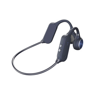 海贝音乐 HiBy 海贝WU2 骨传导蓝牙耳机无线运动跑步耳机 蓝色