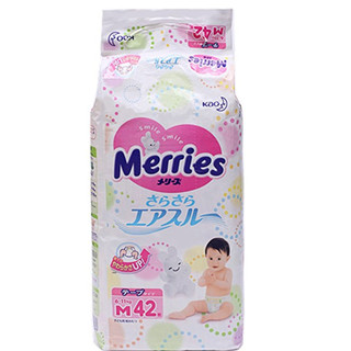 Merries 妙而舒 纸尿裤 M42片