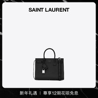 YSL/圣罗兰 女士SAC DE JOUR迷你鳄鱼压花皮革手袋包