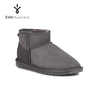 EMU Australia2021秋冬新款防泼水羊皮女士短筒羊毛雪地靴W10937