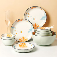 日式色釉陶瓷吃饭碗家用2021新款餐具好看的米饭碗喝汤碗面碗