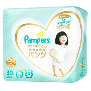 Pampers 帮宝适 一级帮系列 拉拉裤 XL30片*4包 日版